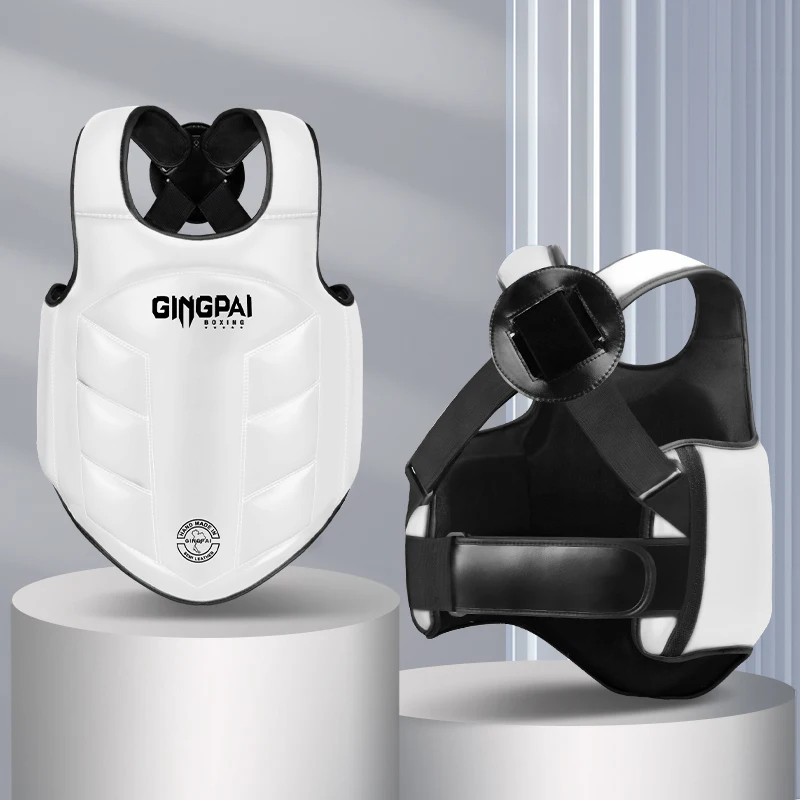 GINGPAI SPORT Boxen Körperschutz Brustschutz Weste Kinder MMA Kick Equipment Sanda Kampfsport Taekwondo Training Karate Muay Thai Uniform 3