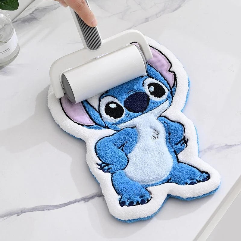 Disney Lilo and Stitch Hanging Hand Towel Coral Fleece Hairless Kitchen Kawaii Hand Towel Absorbent Soft and Comfortable