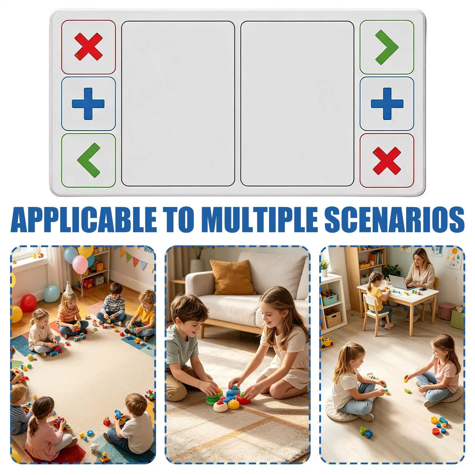 Fidget Trading Board für Squishyed Neopren Squishyed Swap Mat, Organizer für Spieltermine, Klassenzimmer- und Familienaktivitäten-Zubehör – Detail 15