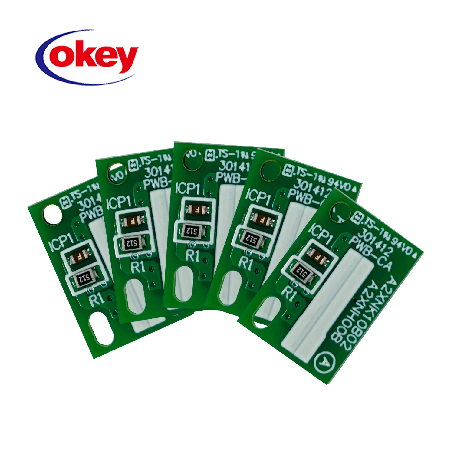 2Sets 8PCS TN512 Reset Cartidge Chip For Konica Minolta C454 C554