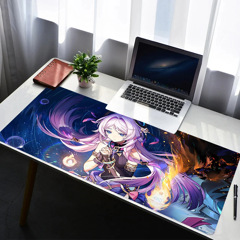 

Mouse Pad Laptop Rubber Extended Desktop Mat Computer Gamer Mousepad G-genshin Impact Citlali PC Gaming Accessories Keyboard Pad
