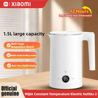 XIAOMI MIJIA Constant Temperature Electric Kettles 2 Stainless Steel 220V LED Display Four Thermos Modes 1800W Kettle Tea Coffee