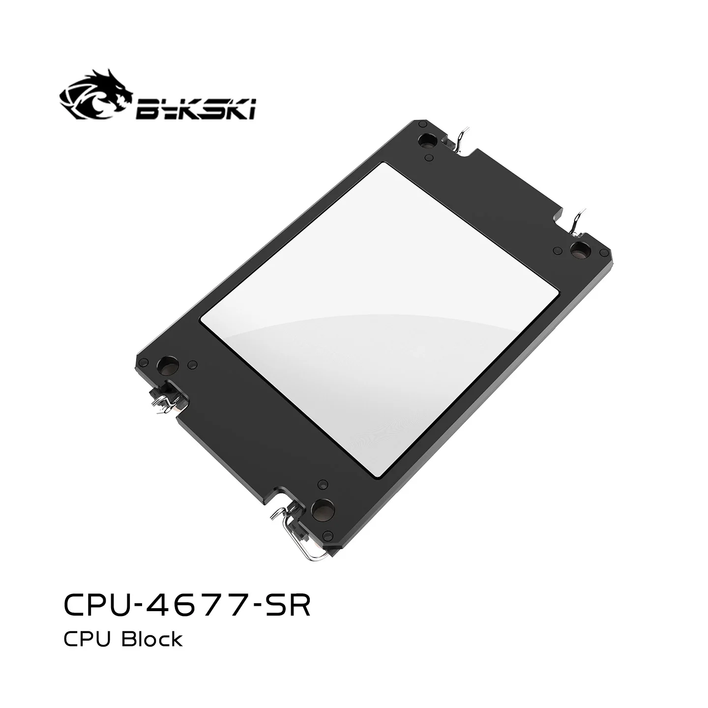 Bykski CPU Water Block Use for Intel LGA4189 / LGA4677 Socket Rectangle CPU / Copper Metal Radiator Liquid Cooling System