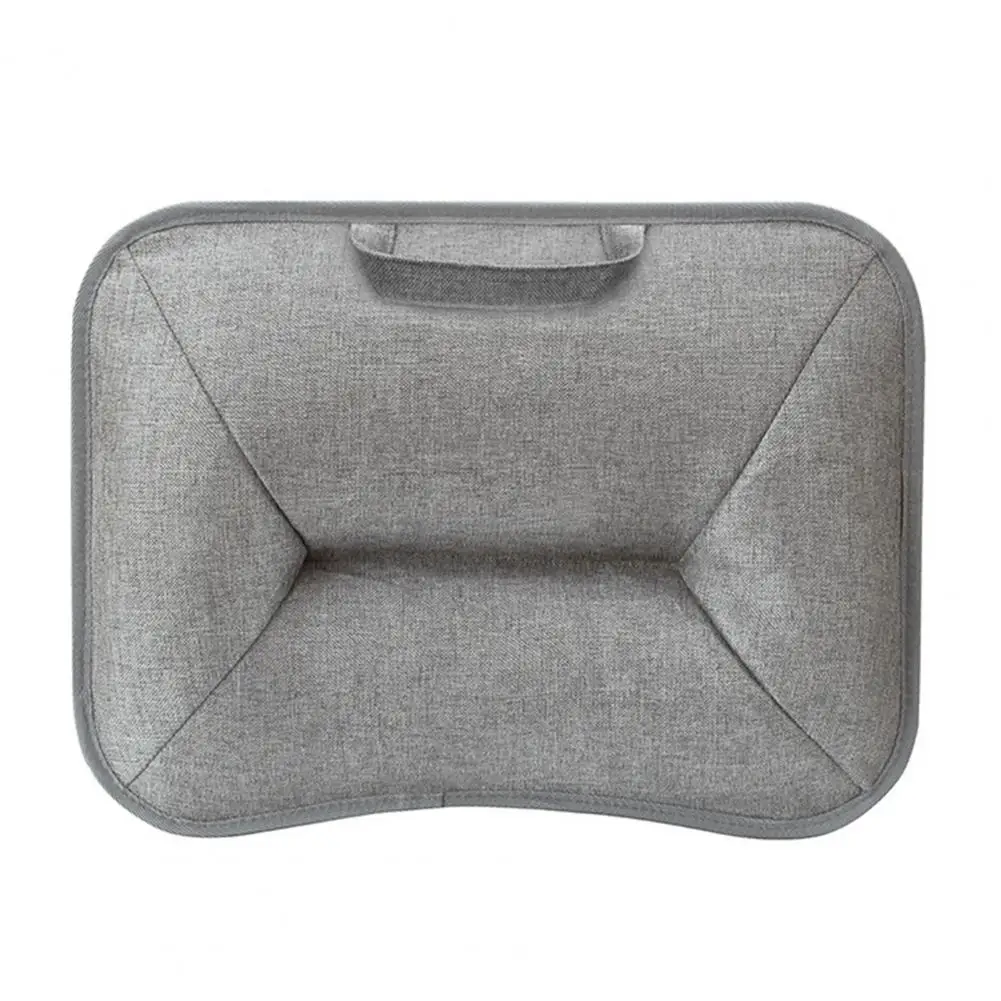 مكتب كمبيوتر محمول محمول قابل للطي مكتب كمبيوتر محمول مع وسادة ناعمة لأجهزة الكمبيوتر المحمولة مقاس 13-15 بوصة متعدد الوظائف للعمل