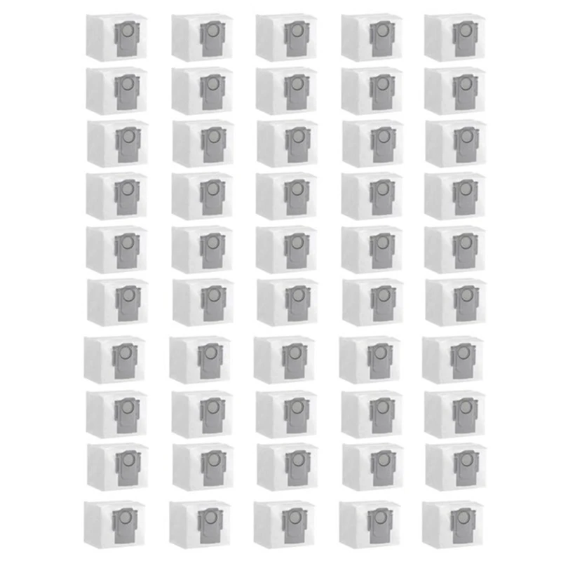

50Pcs Dust Bag For Roborock S7 Pro Ultra/S7 Maxv Ultra/Q5+ /Q7+/Q7 Max+/T8 S8/S8 Pro Ultra Vacuum Cleaner Replacement