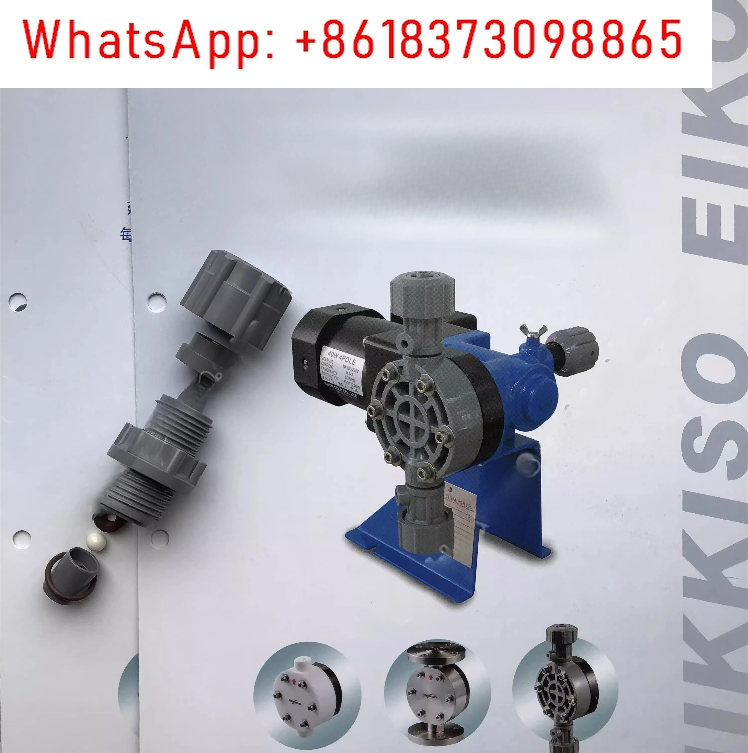 

NIKKISO metering pump accessories, dosing pump receiving set BX10/20/30 pump spare parts, check valve