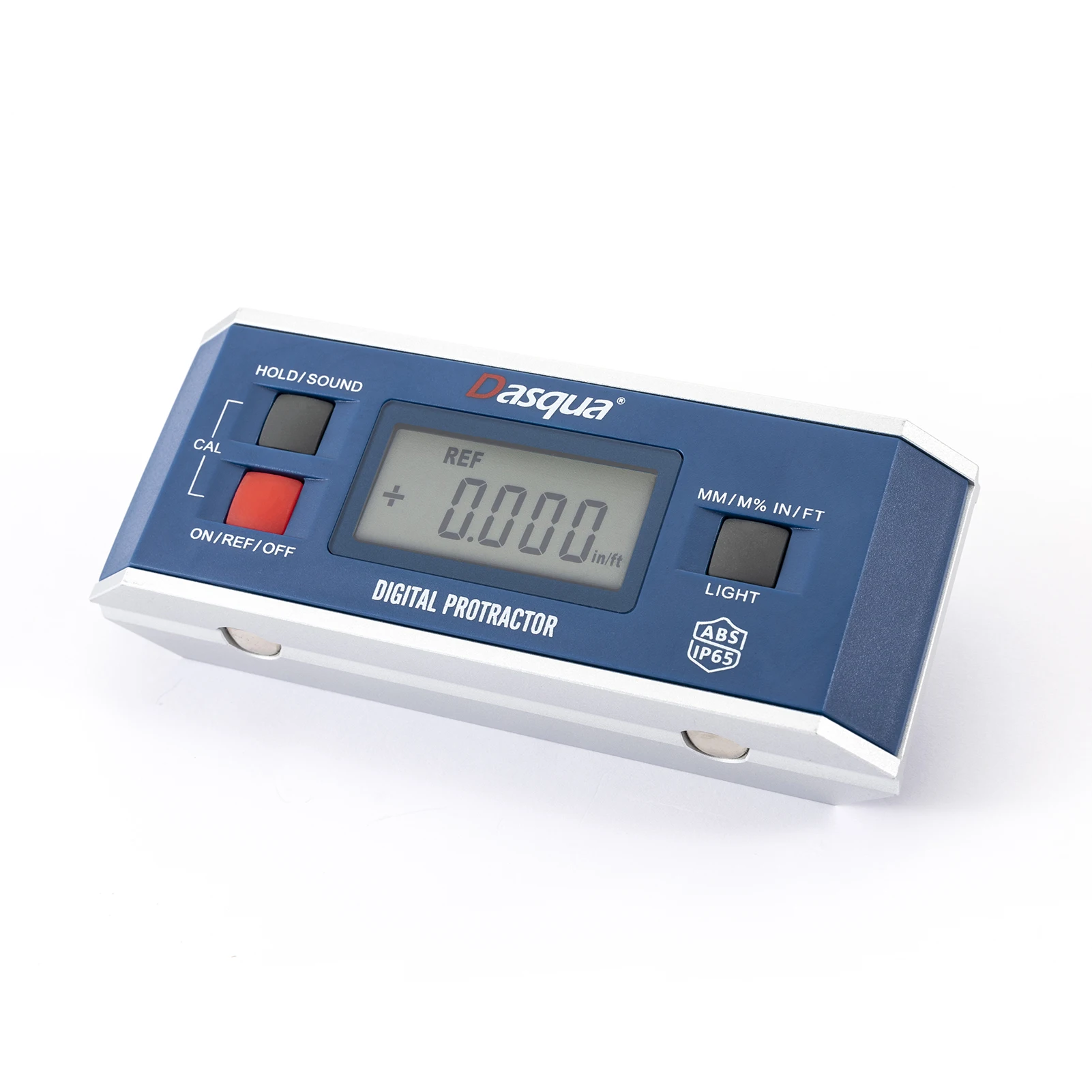 IP65 dust-proof and waterproof backlight digital protractor used as a level and inclinometer