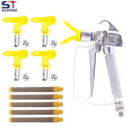 Suntool  High Pressure Airless Paint Spray Gun, High Pressure 3600 PSI with 4 x Swivel Joint 211 615 411 635 and 5 x Filter