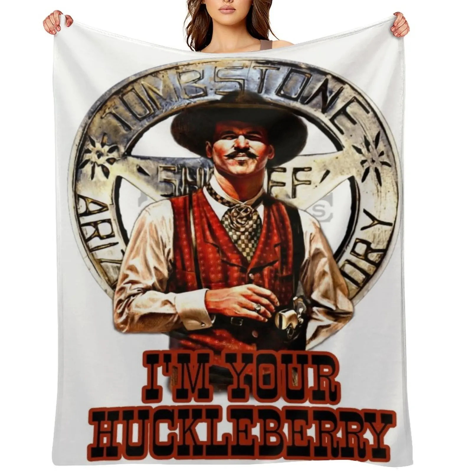 

Doc Holliday Tombstone Throw Blanket Fashion Sofas Decoratives Heavy Decorative Throw Blankets