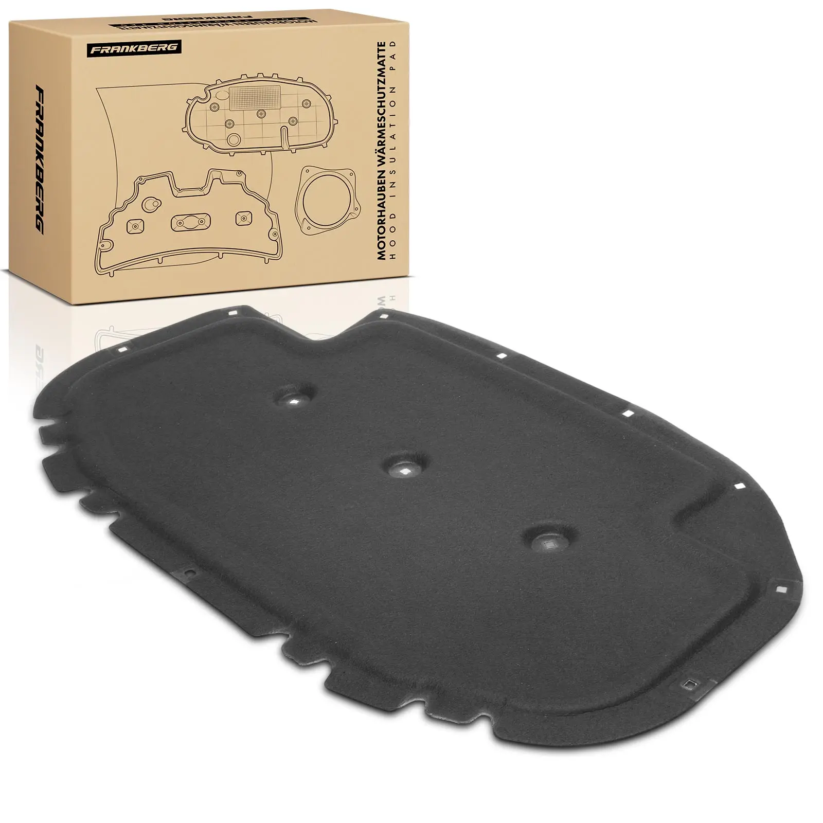 Frankberg 1x Dämmmatte Motorhaubendämmung Motorhaube für VW Golf VII Van Variant 5G1 BE_ BQ1 BA5 BV5 5G0863831
