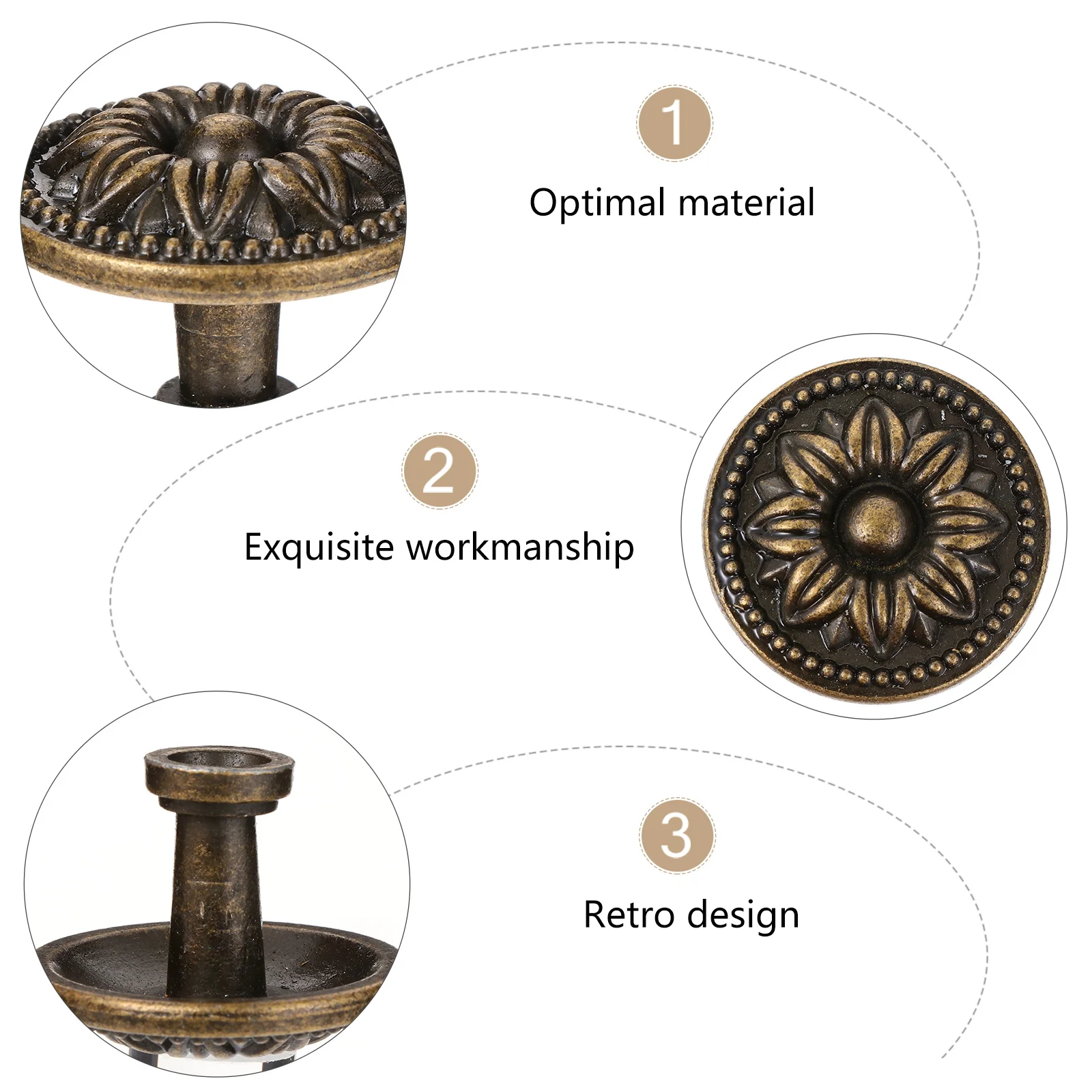 4 قطعة مقبض النمط الأوروبي مقابض خزانة النبيذ الرجعية خزانة ذات أدراج مقابض باب المطبخ سبائك الزنك خمر حساسة