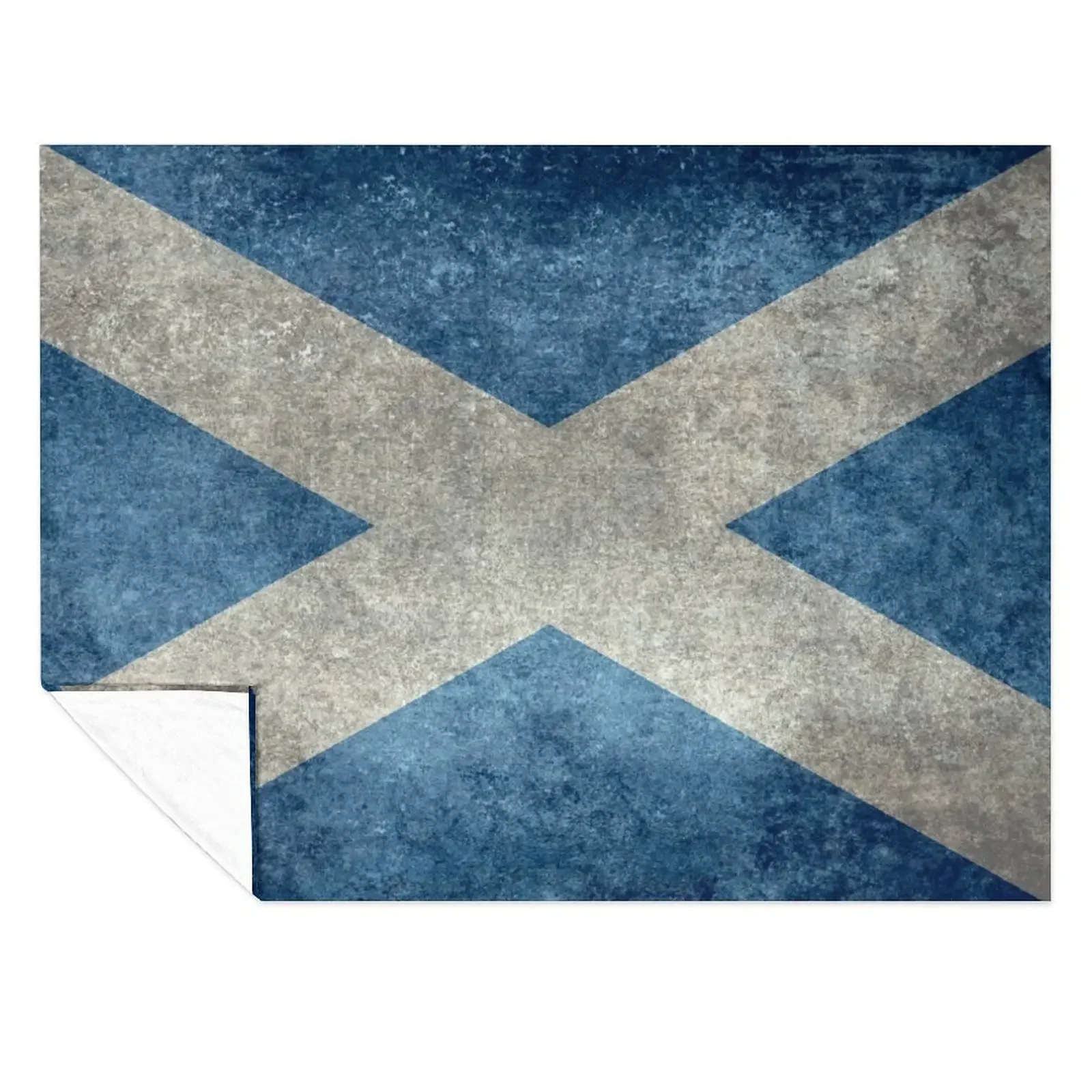 

Flag of Scotland - Grungy Vintage version Throw Blanket decorative halloween Bed covers for winter Blankets