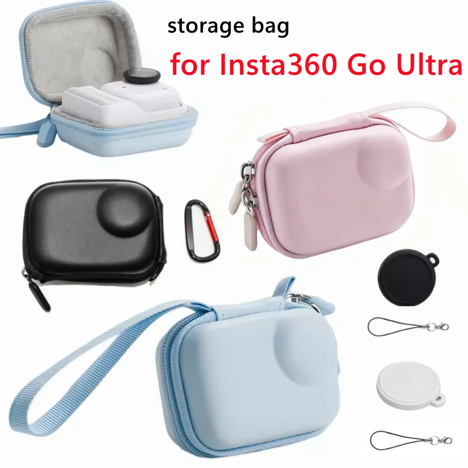Lens Case Pouch - Mini Carrying Case and Silicone Lens