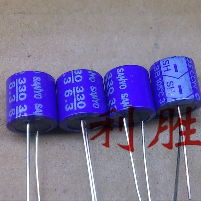 

10PCS OS-CON solid capacitor solid capacitor 6.3V 330UF 10X10
