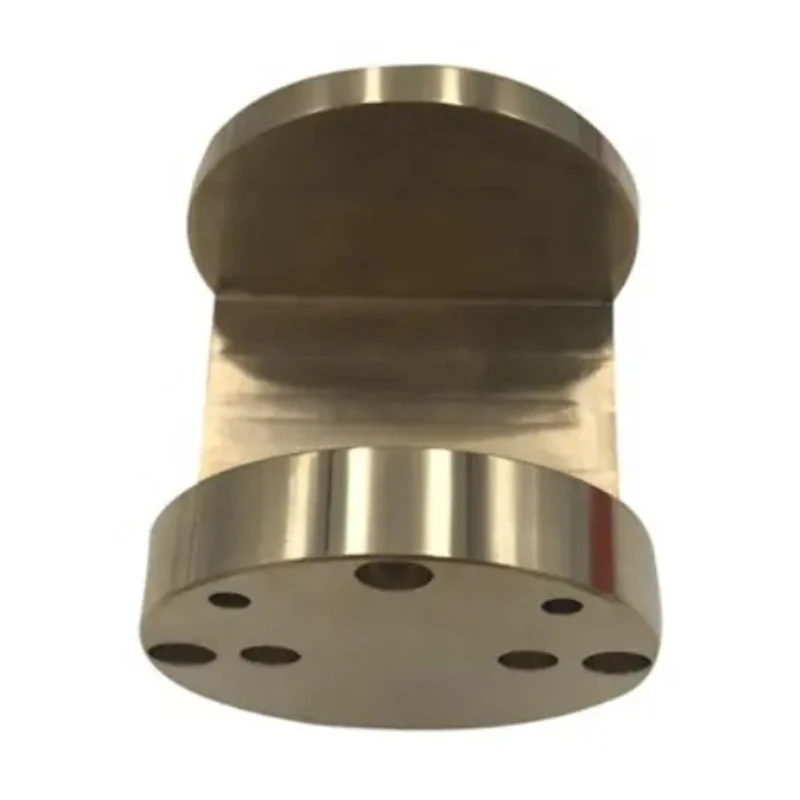 Factory Supply Custom CNC Machining Service Brass Block U Shaped Semi Circle Mounting Base