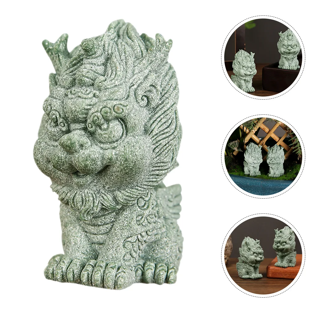 

Stone Luck Animal Statue Piyao Tea Pet Car Interior Decor Cute Animal Sculpture Housewarming Gift Small Stone Craft Home Decor