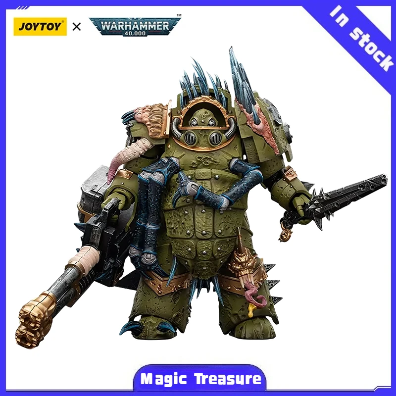 

【MT】JOYTOY Warhammer 40K Death Guard Blightlord Terminator 1 с автокапуном Reaper и бибостическими лезвиями, действие 1/18