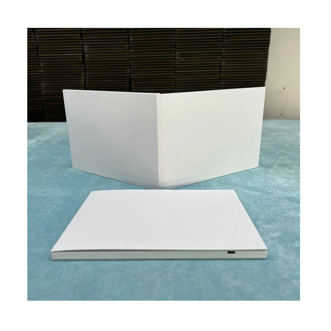 4GB 7inch IPS Screen Video Brochure Greeting Card A5 Soft Backed Lcd Book Mailer, Upload Your Own Video Book  (4 Hour Run time)