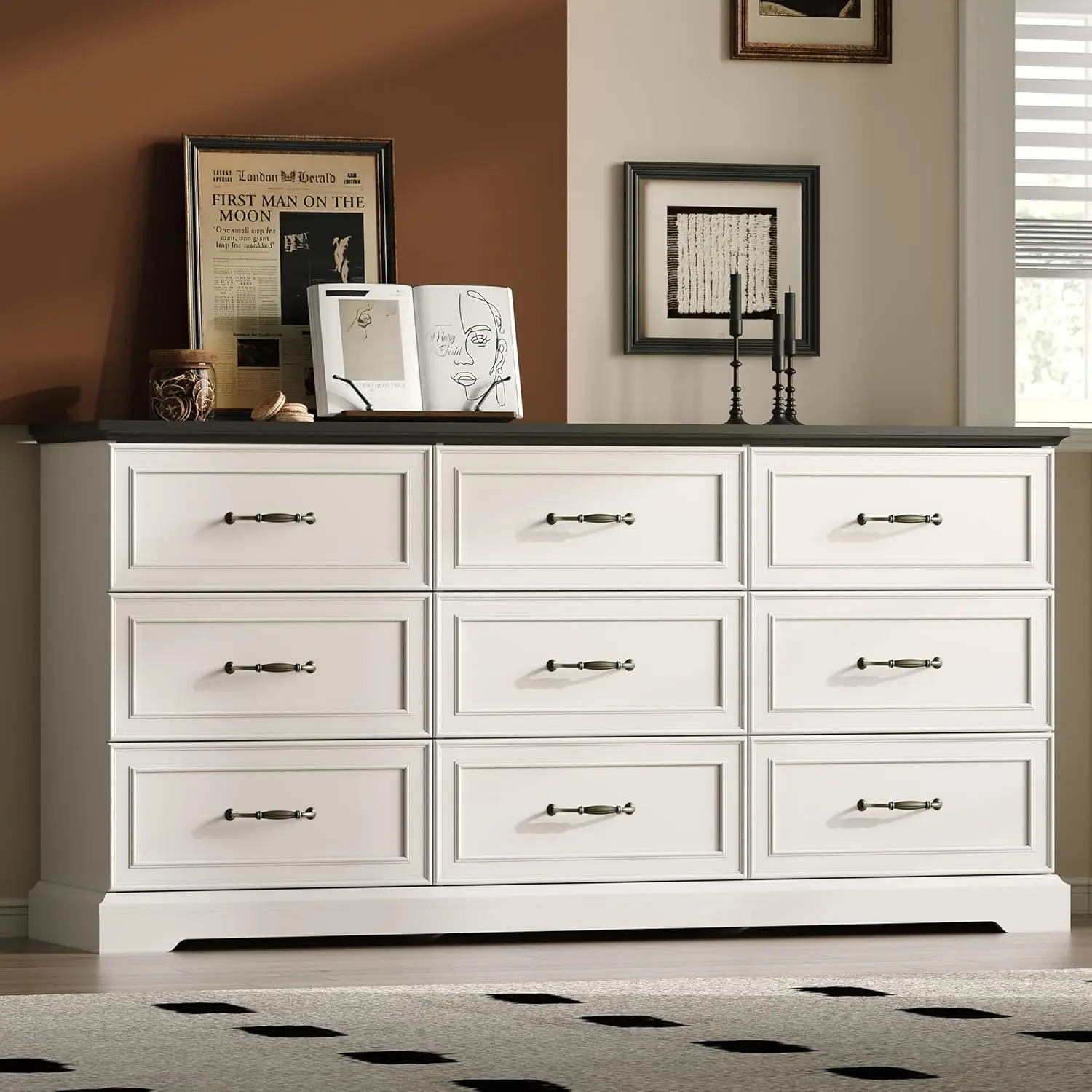 63" Wide 9 Drawer R…