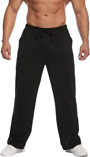 Men's Sweatpants Straight Fitness Pants Casual Pants