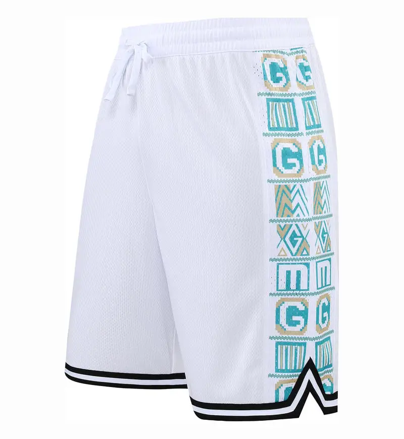 Short de basket-ball respirant à séchage rapide pour hommes, vêtements de sport de fitness, short d\'entraînement de gym, objectifs de course, été