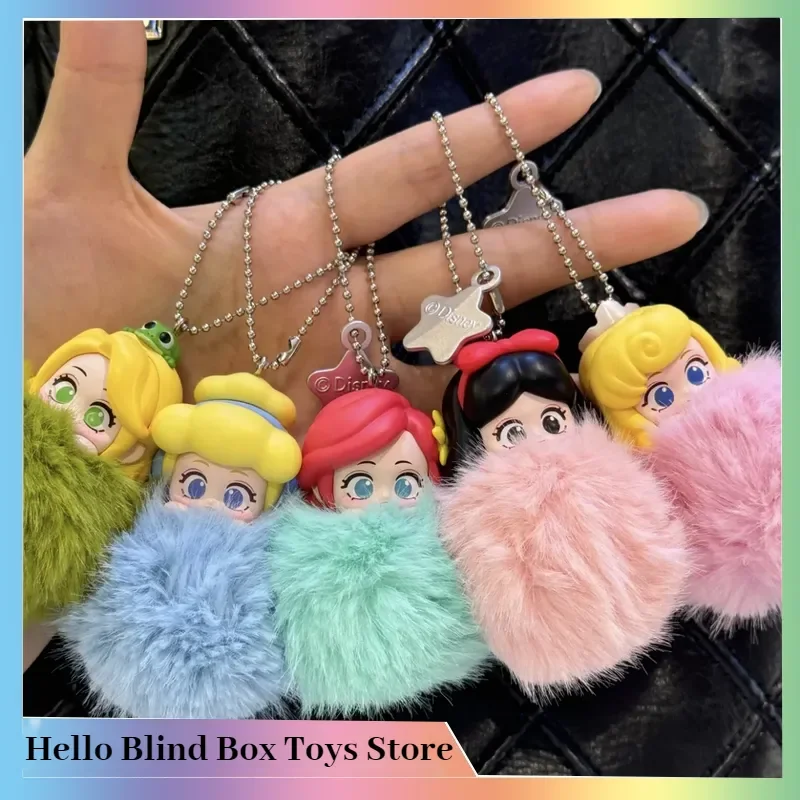 

Натуральная мини-принцесса Диснея и злодей, мечтательный бархатный шар, слепая коробка, подвеска для девочек, модная загадочная коробка, орнамент, индивидуальный подарок