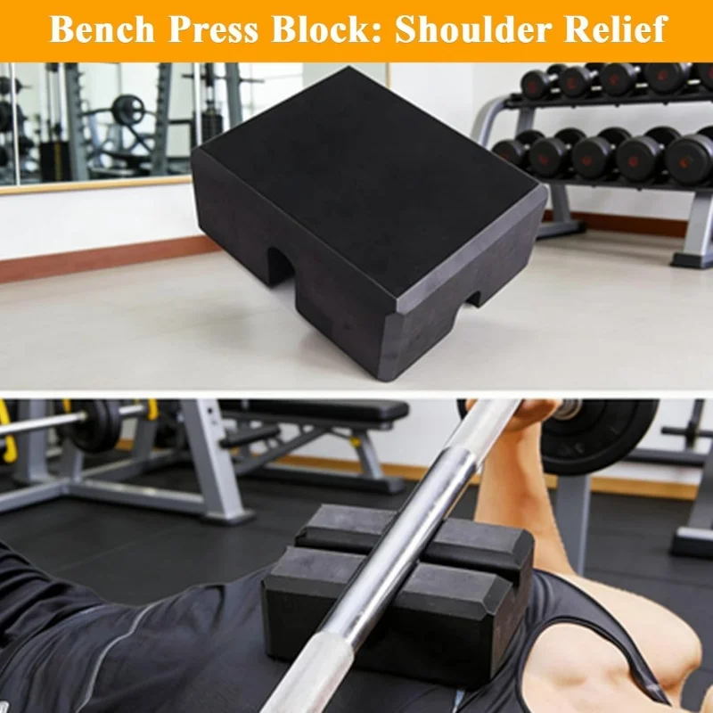 1 Pc Bench Press Block Improve Single Training Assistant Foam Pad Brisk for Bench Board Home Gym Workout Fitness