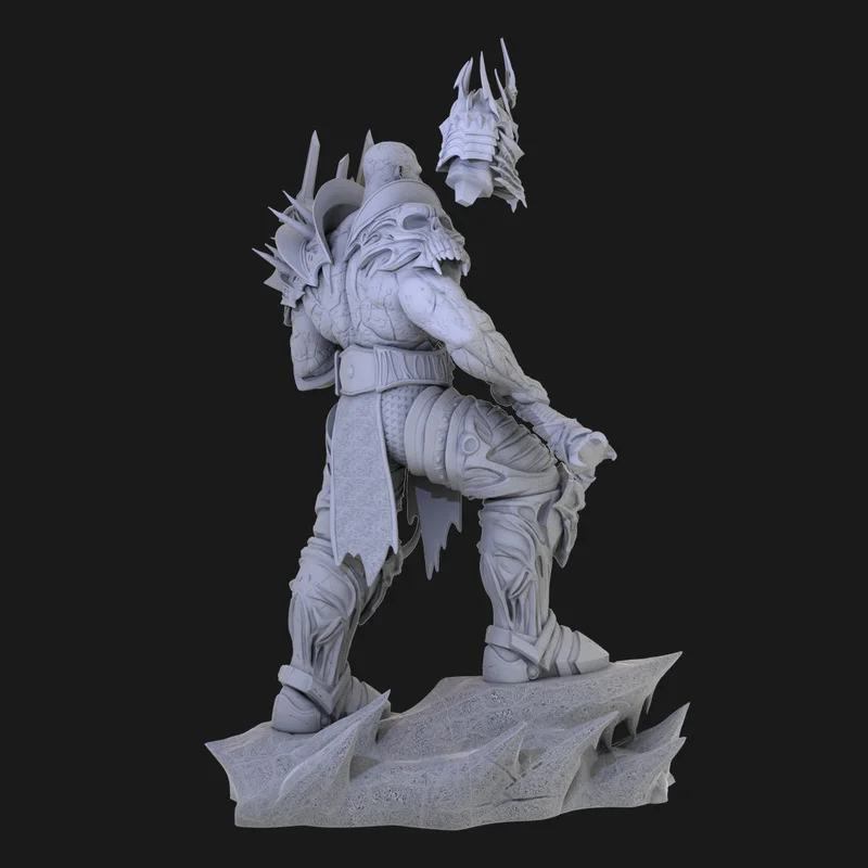 Anime War Game Figure Resin Model Kit 1/24 Scale Bolvar Storm Lich King Unassembled Unpainted Hobby Tools