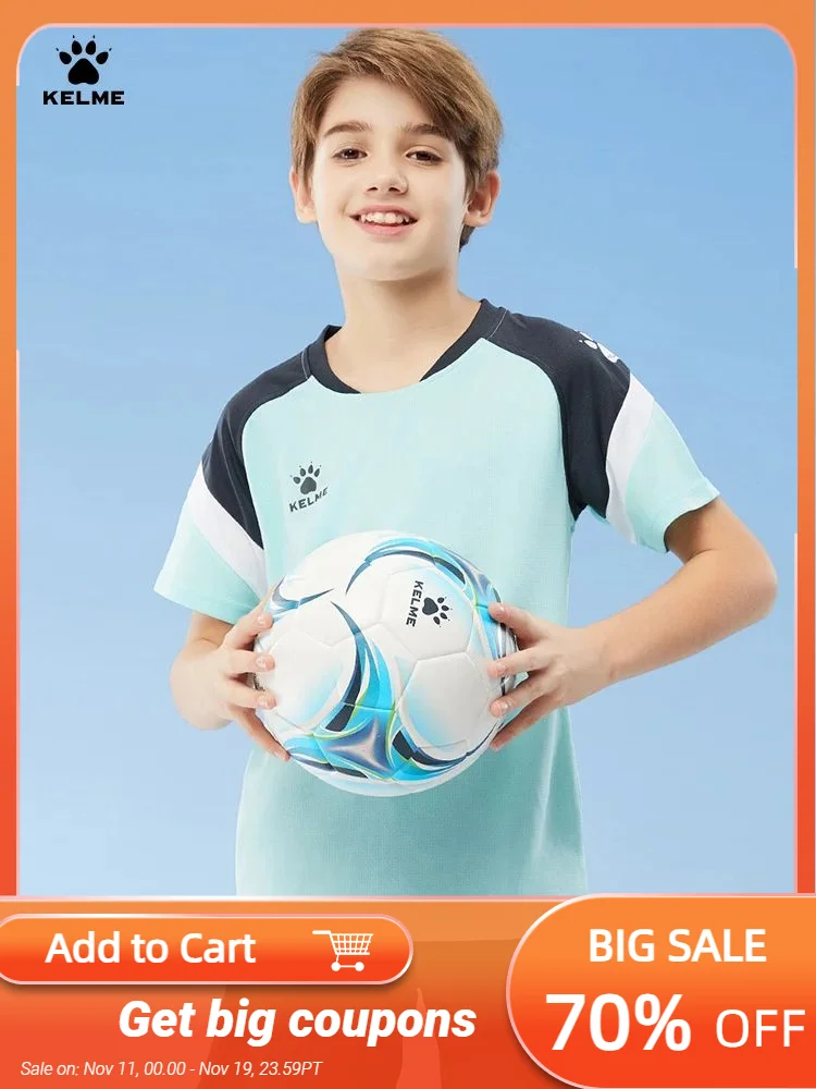 

Kelme Children's Football Uniforms Competition Training Uniformschildren's Customized Uniforms Outdoor Sports Football Uniforms