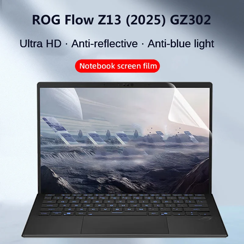 

Для ROG Flow Z13 (2025) GZ302 Защитная пленка для экрана ноутбука 13,4-дюймовая защитная пленка для экрана, пленка для клавиатуры HD, устойчивая к царапинам, матовая