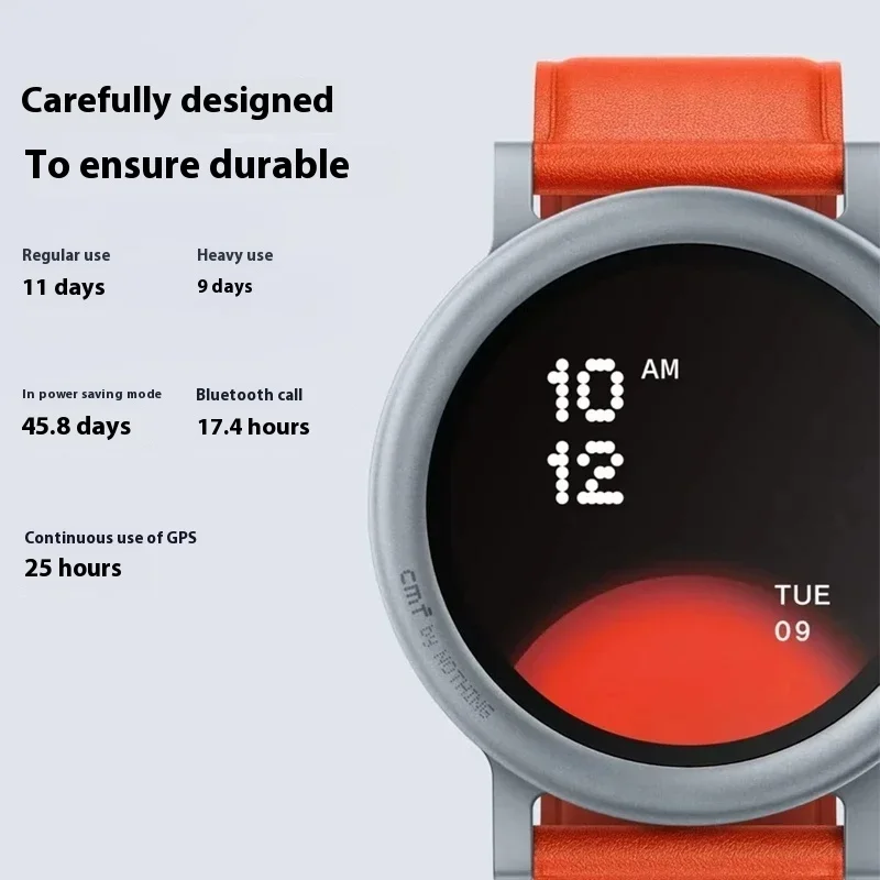 Cmf By Nothing Watch Pro2 Bluetooth Smart Watch Personalizzato Schermo AMOLED da 1,32 pollici Orologi Sport GPS SmartWatch impermeabile per uomo
