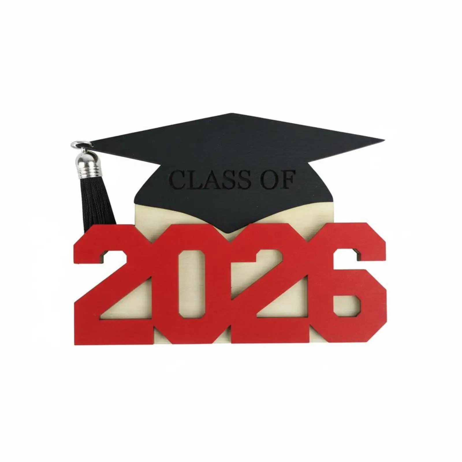 of 2026 note Holder Personalized of 2026 Bills Holder Keepsake Wooden Bills Gift Box for Graduates, Students - view 2