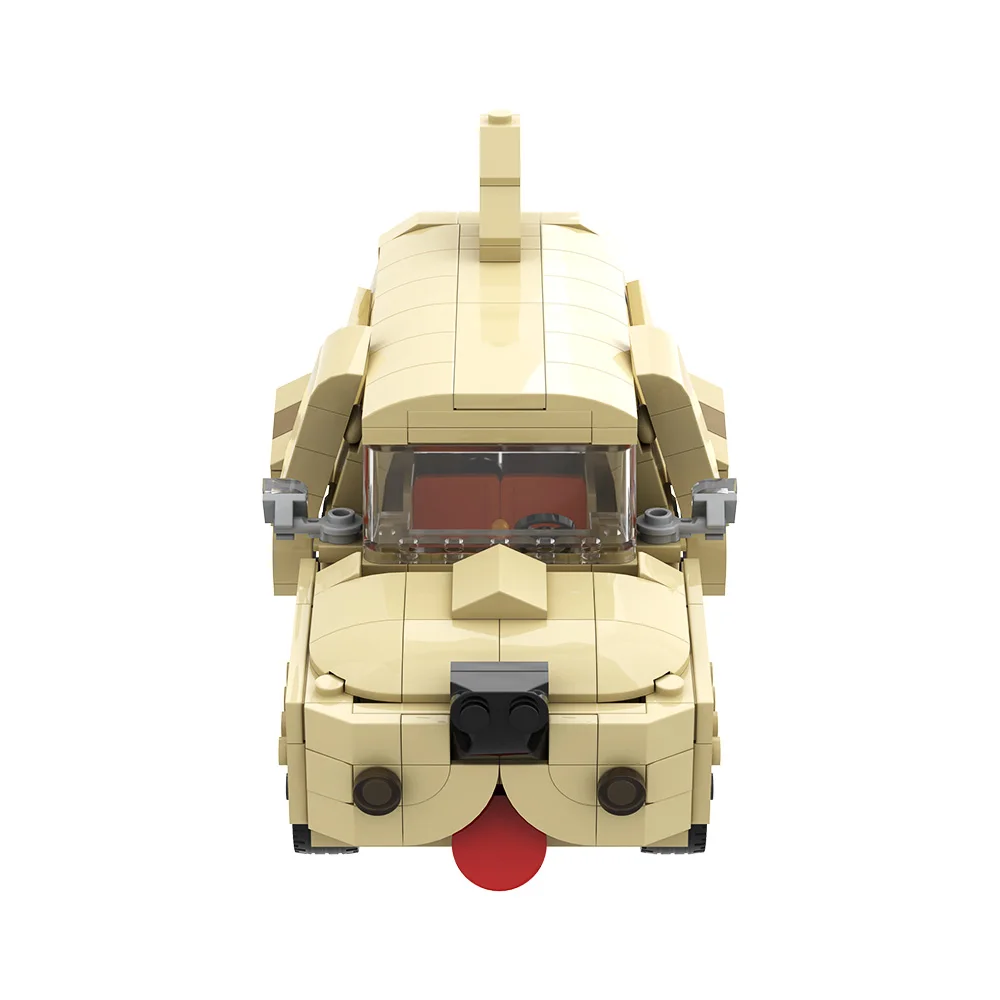 Gobricks MOC DIY Dog van Building Blocks Model Dumb And Dumber Car Minivan Bricks diy Assembled Toy For Children Gift
