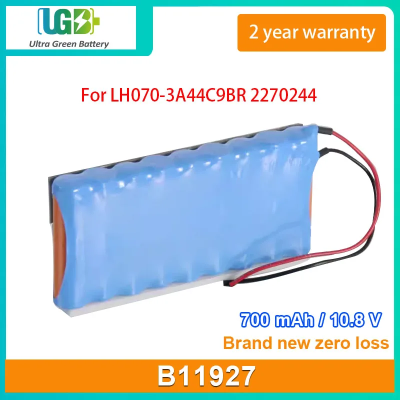 UGB New B11927 LH070-3A44C9BR 2270244 Battery For MAQUET MAGNUS TABLE WIRELESS HAND CONTROL 700mAh 10.8V