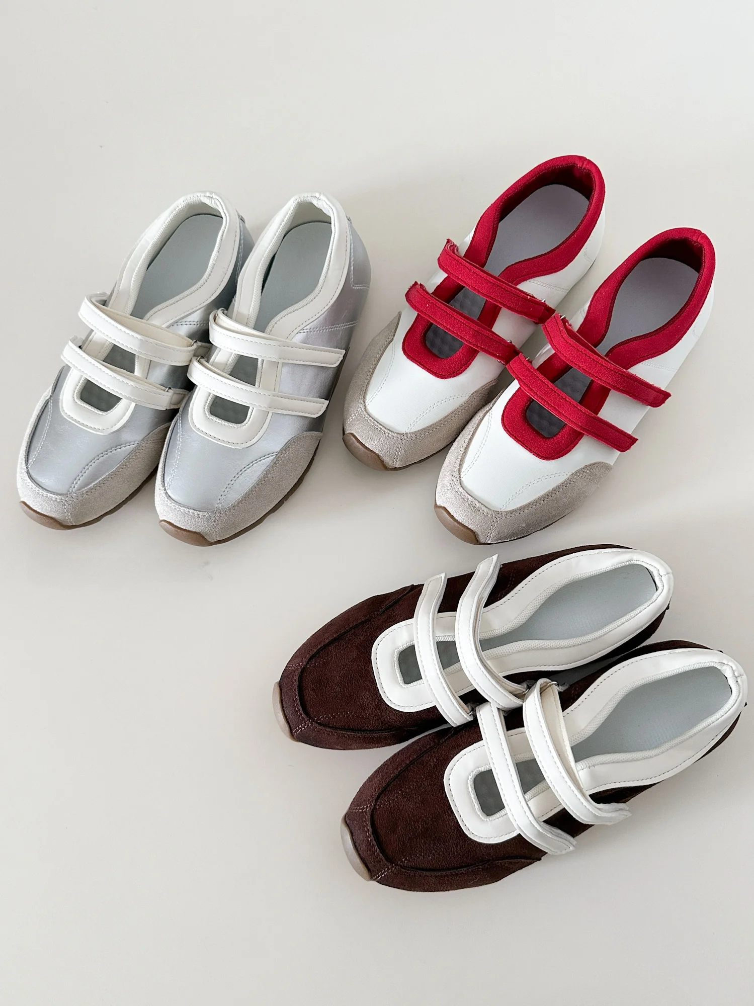 gogoback-women's-ballet-flat-shoes-breathable-soft-bottom-casual-slip-on-mary-jane-shoes-magic-tape-sports-rubber-sole