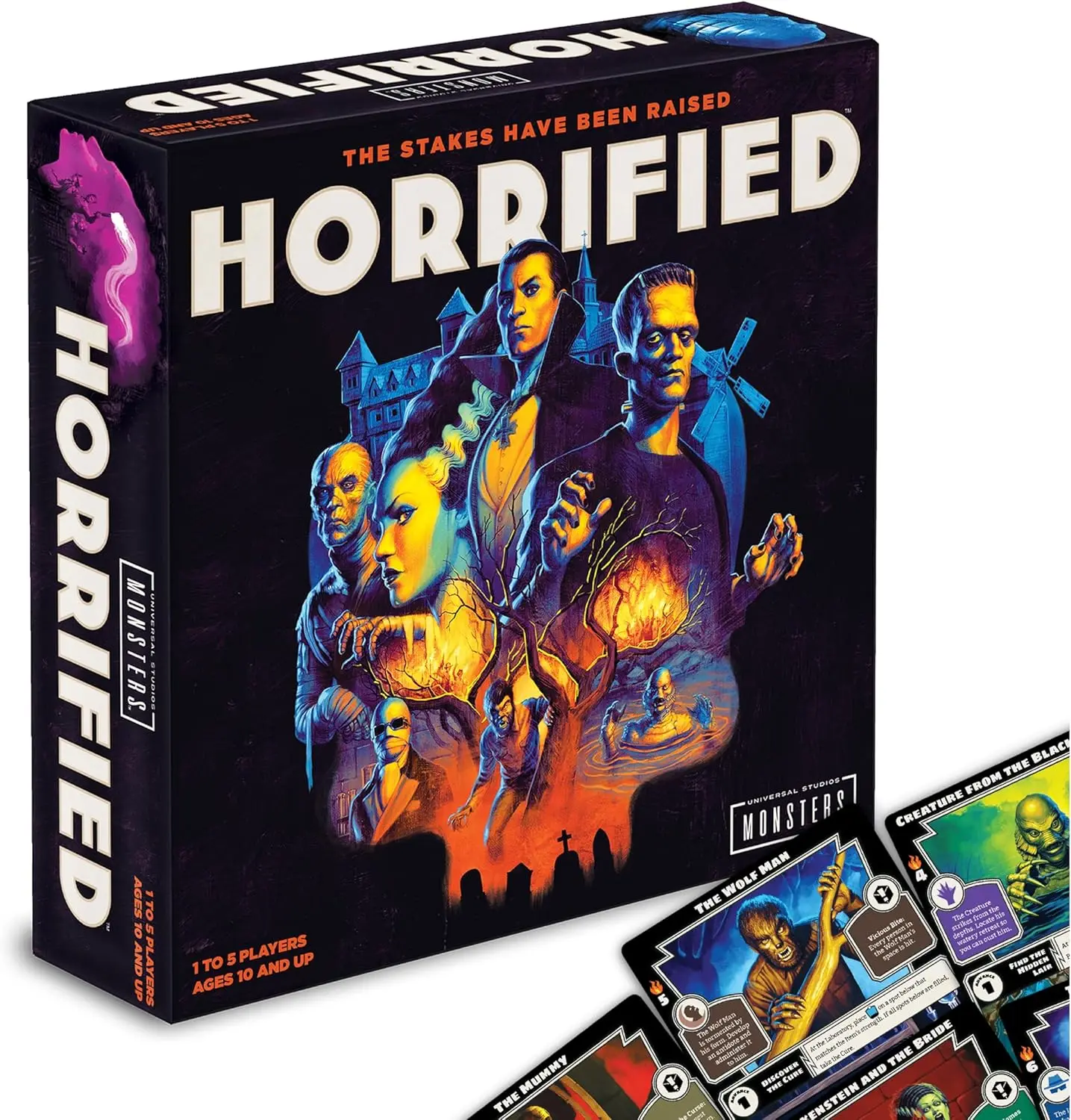 

Настольная стратегическая игра Universal Monsters — развивает критическое мышление и командную работу, для 1-5 игроков, возраст 10+