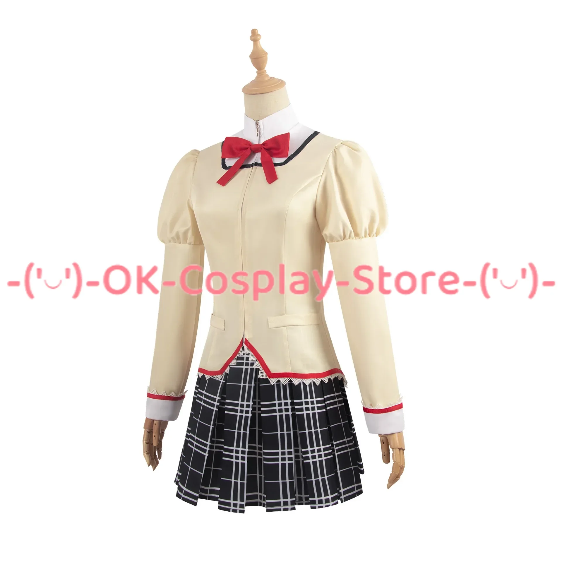 Puella Magi Madoka Magica Kaname Madoka Akemi Homura Tomoe Mami Miki Sayaka Cosplay JK School Uniform Wig Costume Halloween