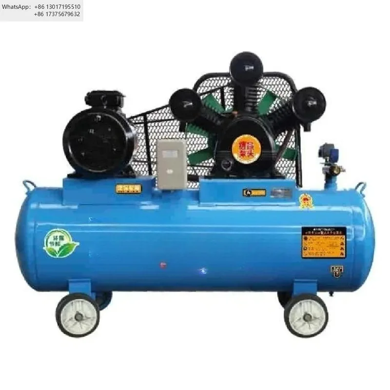 4KW 5.5 80L 100L 200L 500L Piston Belt Driven Air Compressor for Industrial Use
