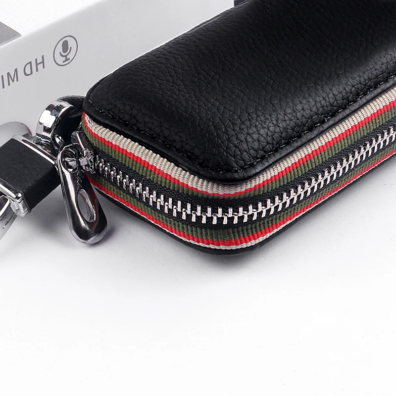 Genuine Leather KeyChain Unisex Key Bag Organizer Wallet Holder For BMW M3 M4 M5 M6 E28 E39 E46 E53 E60 E71 E87 E92 X6 X5 X4 X3