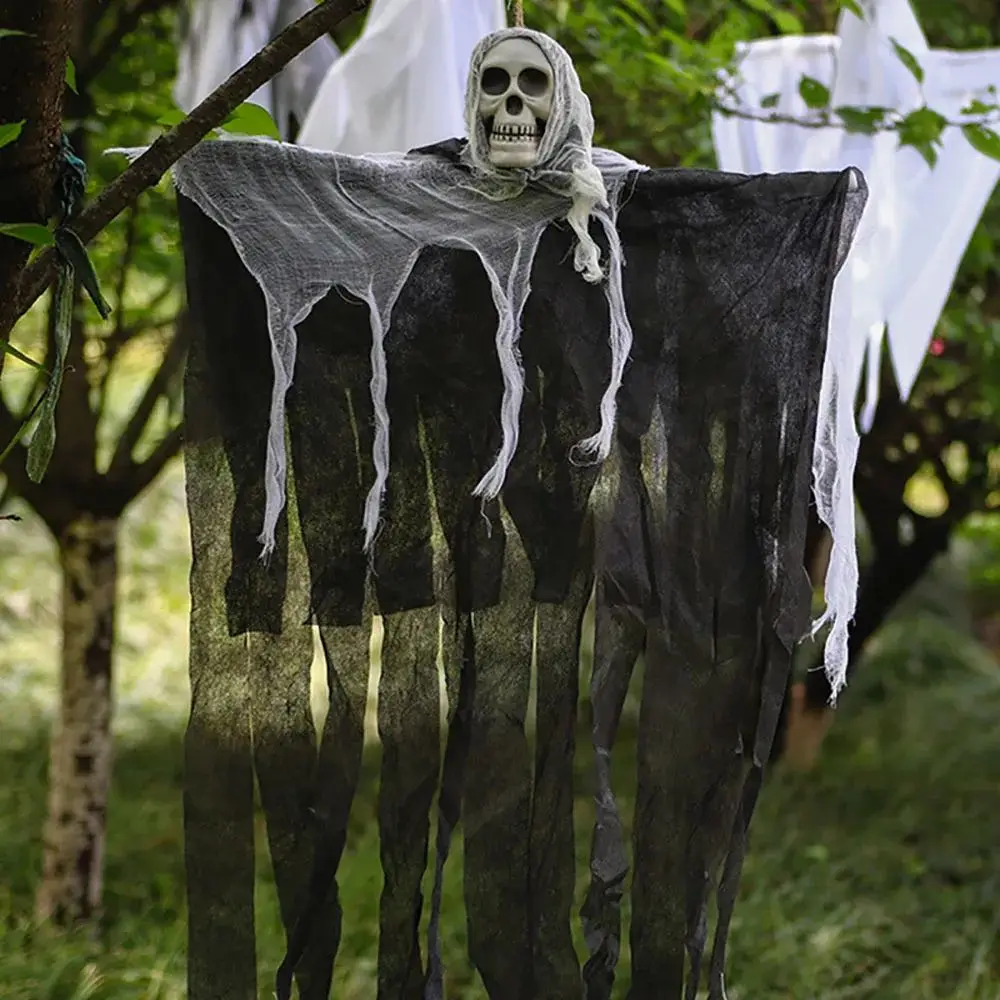 

Подвеска-скелет на Хэллоуин, подвесной череп-призрак, декоративный элемент, этническая мужская одежда, без бренда, весенний сезон 2026, весенний сезон