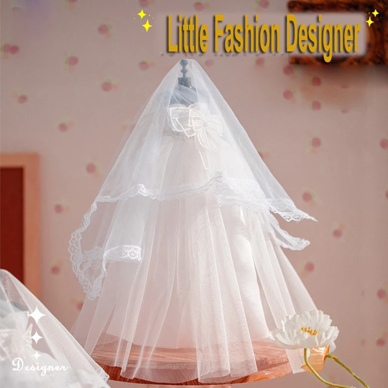 Fashion Design Kit for Girls Creativity DIY Arts & Crafts Toys Doll Clothes Sewing Kit Kids Learning Toys Princess Wedding Dress