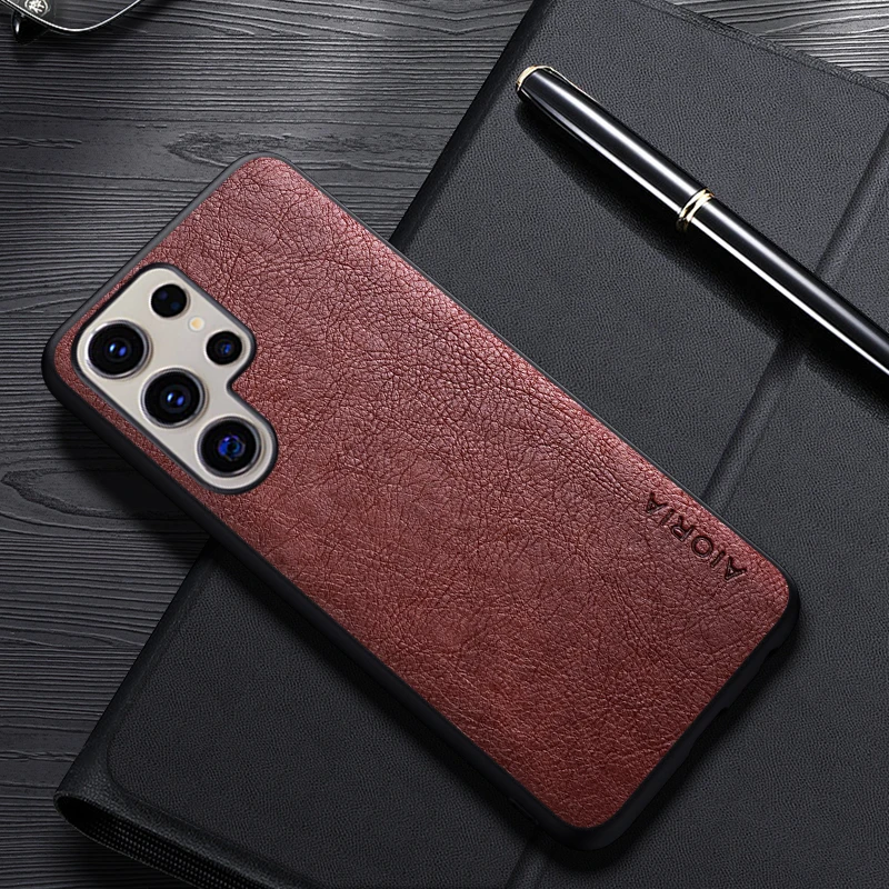 삼성 갤럭시 S25 울트라 플러스 스마트 심플 디자인 고급 가죽 비즈니스 커버 삼성 갤럭시 S25 FE 케이스