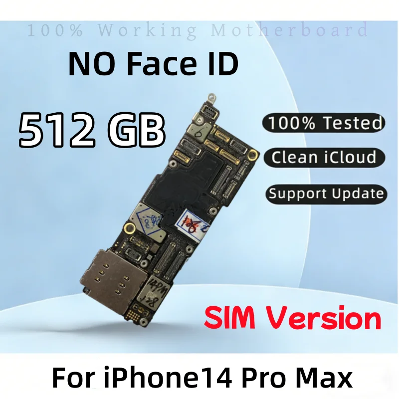 ロック解除されたマザーボード,顔認識付きロジックボード,iPhone 14