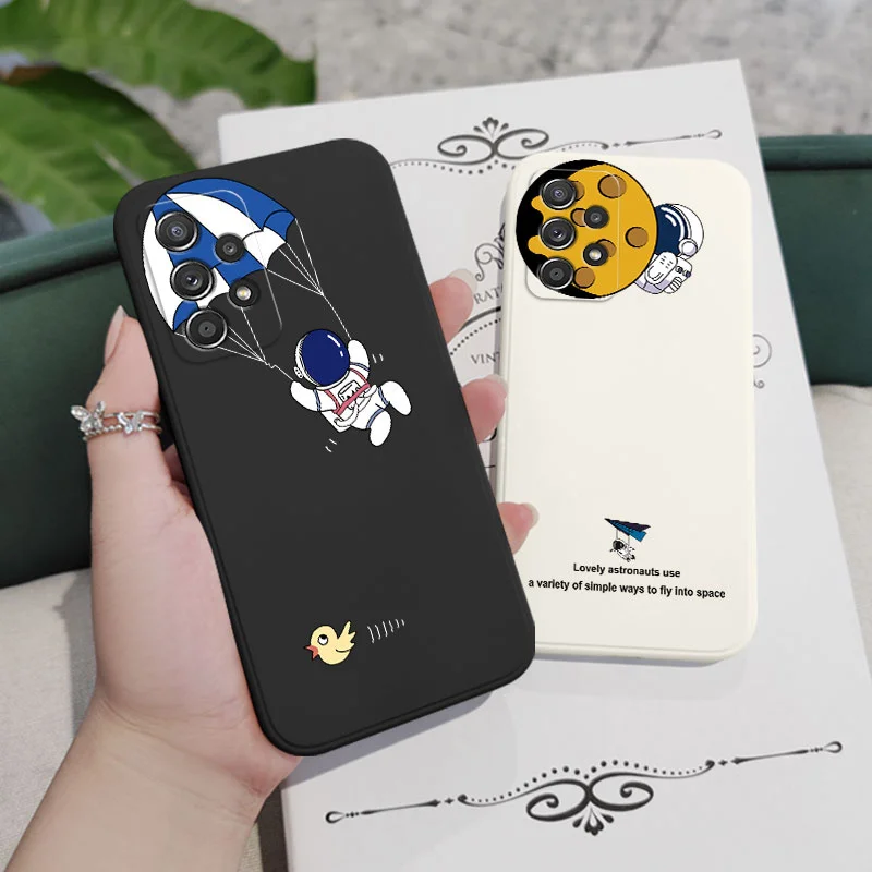 Parachute Astronaut Case For Samsung A54 A34 A24 A14 A73 A53 A33 A23 A13 A03S A03 A52 A52S A51 A72 A71 A32 A31 A22 A21 A12 4G 5G