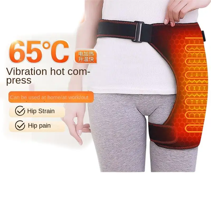 Electric Heated Hip Massager Hot Compress Adjustable Femoral Head Physiotherapy Relief Arthritis Protection Hip Care Tool