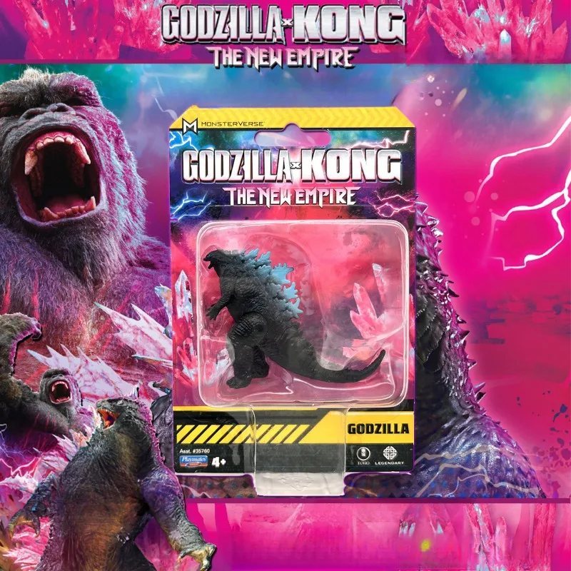 2024 Empire Godzilla VS Kong Cartoon Anime Miniature Shimo Suko Doug Skar King Beast Figure Model Toys Collect Ornaments Gifts