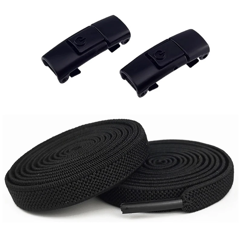 Druckverschluss-Schnürsenkel ohne Binden, Farbverlauf, flache elastische Schnürsenkel für Sneaker, Kinder und Erwachsene, Schnürsenkel ohne Binden für Schuhe, Zubehör