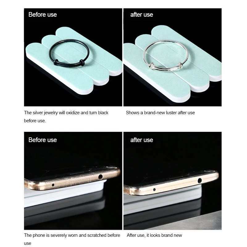 Gold and Silver Jewelry Polishing Rod, Pure Silver Polishing Strip, Phone Frame Scratch Repair, Polishing, Watch Refurbishment