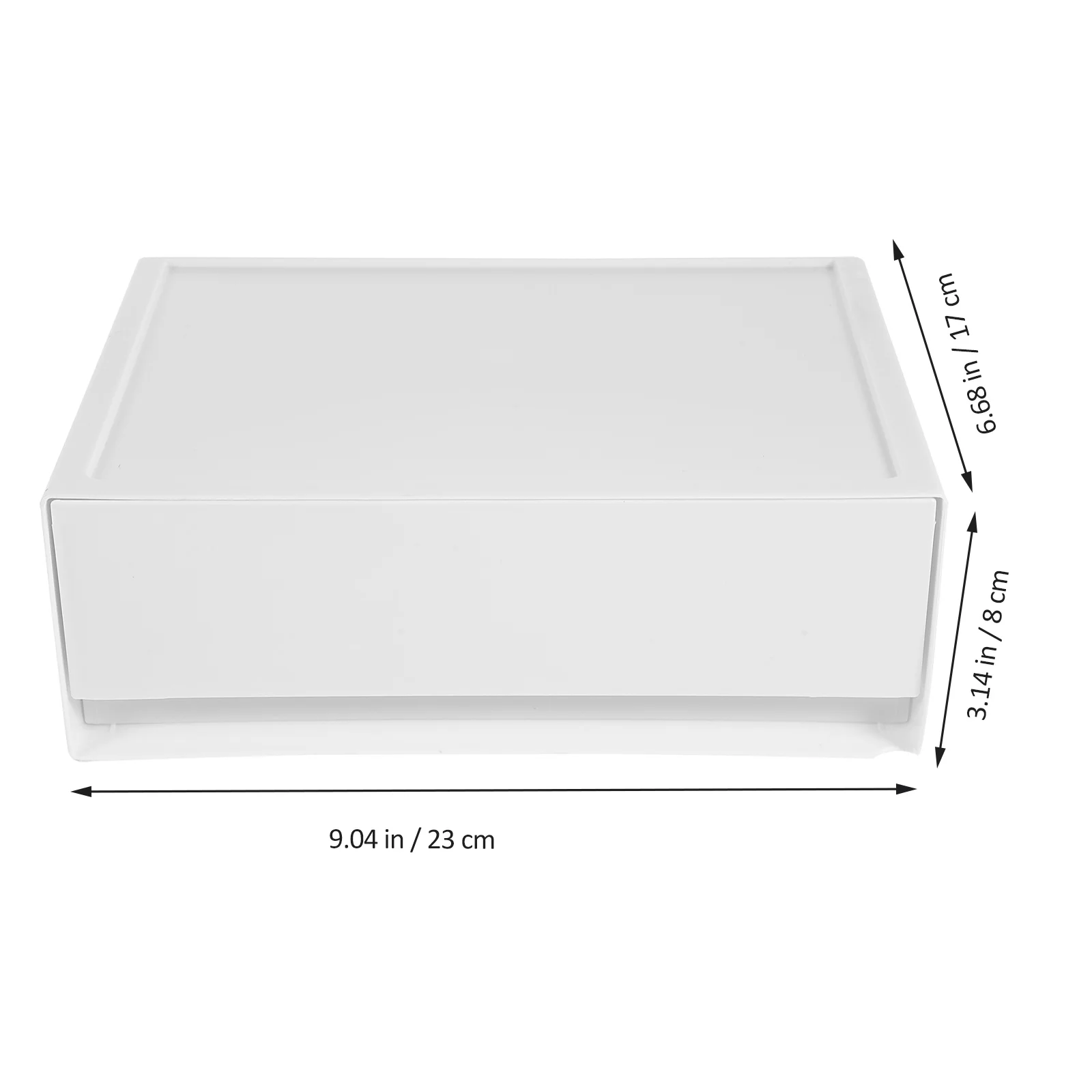 Stackable Desktop Storage Drawer Organizer Plastic Box for Office Cosmetics Stationery Organizer Plastic Drawer