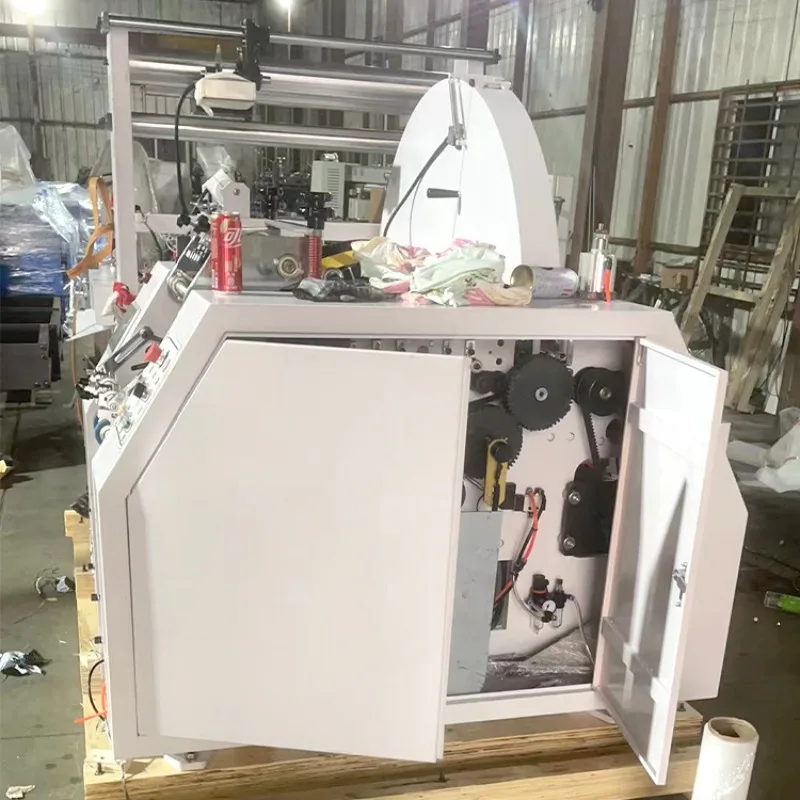 آلة صنع الأكياس الورقية السفلية على شكل حرف V أوتوماتيكية بالكامل لآلة أكياس ورق الطعام #3